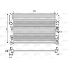 Valeo Motor Su Radyatoru Mercedes M272 OM646 C219 W211 S211
