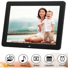 Tr Kingboss 10 Inç LCD Ekran Dijital Fotoğraf Çerçevesi Müzik Çalma Video+Mp3