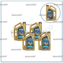 Maher Motor Yağı 5W/30 Tam Sentetik Sl - Cf / 5lt (4 Adet)