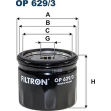 Filtron Yağ Filtresi Ford Focus - Connect - Fiesta - Puma - Ecosport 2018 1.0 Ecoboost