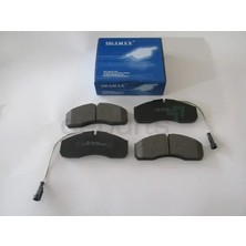 Meydan Ön Fren Balatası (616) (2 Kablolu) (DISK)(164,6X67,8X19) (Bramax) ; Mercedes Sprınter - 2000-2007