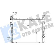 KALE RADYATÖR Motor Su Radyatoru Bmw B47 N20 N47 N55 N57 F25 F26