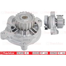 Thermax Devirdaim Transporter 4 1990-2003 A6 1995-1997 S70 1999-2000 2.5 Enj. Tüm Mod. B.kafa PA758