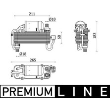 Mahle Klima Radyatörü BMW G30 G31 G38 G32 G11 G12 G14 G15 G16