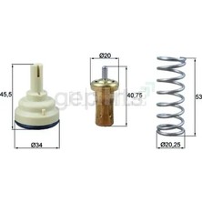 Behr Termostat Passat - Tiguan 2010-1980°C Teklı - Takım