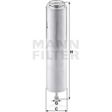 Mann Filtre Yakıt Filtresi Bmw M47 N47 M57 N57 E81 E82 E87 E88 E60 E61 F07 F10 F06 E65 E66 F01 E70 F15 E71 F16