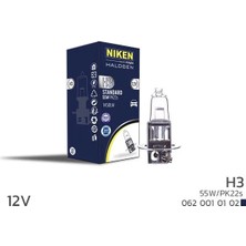 Niken Nıken H3 55W Halojen Ampul PK22S 12V (20 Adet)