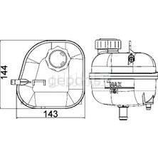 Behr Radyator Yedek Su Deposu Mini R50-R52-R53 2001-2007