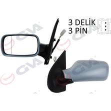 GVA Diş Dikiz Aynası Sol Palio 1998 Elektrikli Isıtmalı Astarlı Konveks 3 Fiş VM-155EP-5DL