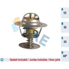 FAE Termostat 88 Escort Focus Mondeo Connect 1.8d-1.8tdcı 89 07 Transıt 2.5d