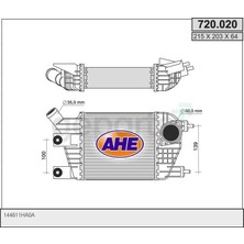Maher Turbo Radyatörü (Intercooler) Qashqai 2013 1.5 Dcı Brazing