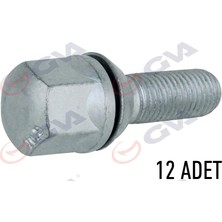 GVA Bijon Civatası Renault 9-11 Pullu - Geomet Paket 12 (12 Adet)