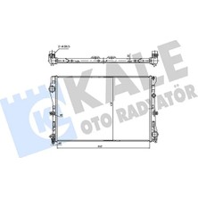 KALE RADYATÖR Su Radyatörü Mercedes W205 S205 C205 A205 W213 S213 C238 A238