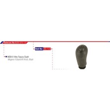 URS Vites Topuzu Renault Megane 2 2002 Clio 3 2004 Dacia Logan 2004 5 Ileri - Siyah Kapak