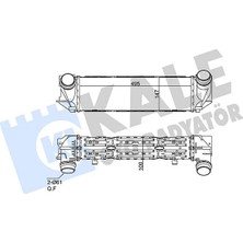 KALE RADYATÖR Turbosarj Radyatoru Bmw N20 F07 F10 F11 F18