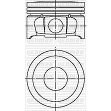 YENMAK Motor Piston Segman Std P307-P206-PARTNER - Berlıngo - C3-C4 1.6 16V TU5JP4 78.5mm (4 Adet)