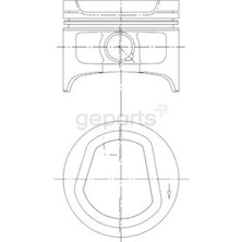 YENMAK Piston Segmanlı Polo / Cordoba / Fabia 1994-1999 1.6 Aee - Alm - Aea 050 (4 Adet)