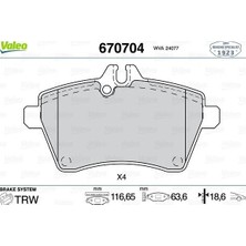 Valeo Fren Balatası On Mercedes W169 W245
