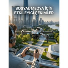 Katlanabilir Profesyonel Görünümlü Kamera Drone