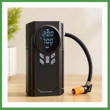 Soi Home Akü Takviyeli 4-In-1 Kompresörlü Hava Pompası (12V, Dijital Ekran) Soı