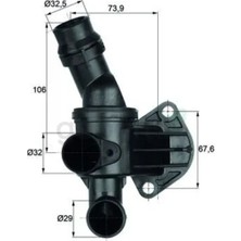 Behr Termostat Golf5-Jetta - Passat - A3 2004-2010 87°c