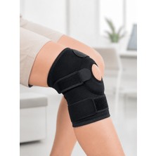 Ligamentli Diz Desteği Kısa Dizlik Ayarlanabilir Cırtlı Açık Patella Tasarım