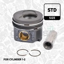 YENMAK Piston Segmanlı (1-2 Silindir) T5 / Touareg 2004-2010 2.5tdı Axd - Axe - Bac Std
