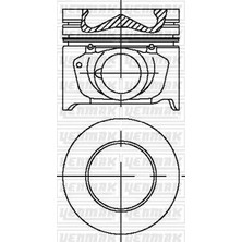 YENMAK Piston Segman 83.02MM Std Antara 2.0 Cdtı 16V - Captiva / Antara 2.0 Cdtı 16V Tpr Segmanlı (4 Adet)