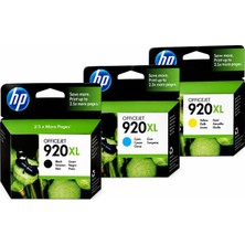 Orjinal Hp 920XL Orijinal Siyah Sarı Kırmızı 3 renk