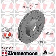 Zimmermann Fren Diski On Bmw F25 F26 Delikli
