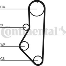 Contitech x Triger Kayışı Mazda 626 2 2.0 1983-1987 929 2 2.0 1984-1987