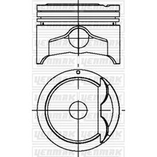 YENMAK Piston Segman 0.50 Accent 1.5 2000-2002 G4EC - G G4EB (4 Adet)