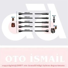 Doduco Buji Kablosu Bobin Kablosu Buji Kablosu Tk R9-R19-BROADWAY 1.4 8V 1.6 8V Twingo - Clio 1.2 D7F