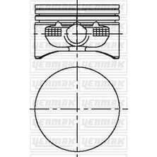 YENMAK Motor Piston Segman 0.50 Astra - Meriva - Vectra - Zafira 1999 Y16 Xe/ Z16XE 79.0 (4 Adet)