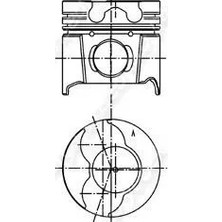 YENMAK Motor Piston Segman 0.50 82.70 Laguna 1995-2001 Megane 1 1996-2003 2.0 F3R (4 Adet)