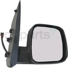 Meydan Kapi Aynası Sağ Siyah Elektrikli / Isıtmalı / Sensörlü)(Er Ayna) ; Peugeot Bipper - 2008-2017