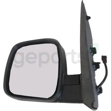 Meydan Kapi Aynası Sol Siyah Elektrikli / Isıtmalı(Er Ayna) ; Fiat Fıorıno - 2008-2024