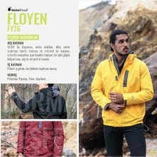 Fiyort Floyen Sarı Outdoor Polarlı Yağmurluk