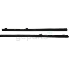 Meydan Karlık (Ön Tampon Altı) Sağ / Sol Set (2 Parça) Siyah (Spoiler) ; Citroen C3- 2016-2020