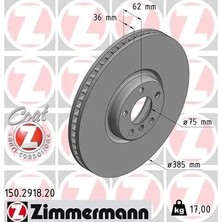Zimmermann Fren Diski On Sag Bmw E70 F15 E71 E72 F16