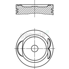 Tik Piston Takım 626 2.0l / 1988-1991 86.00MM / F8-Fe / Std
