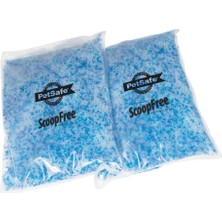 Birinci Sınıf Silikon Kedi Kumu Ikili Paket Scoopfree, Kokuları Giderir, Toz ve Topaksız, 30 Gü