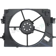 Meydan Radyatör Fan Davlumbazı Boş Gövde (1.0 Cc) ; Nissan Micra - K14- 2019-2022