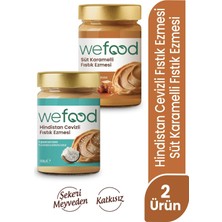 Süt Karamelli Fıstık Ezmesi 300 gr + Hindistan Cevizli Fıstık Ezmesi 300 gr