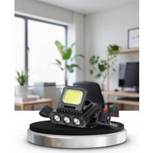 Şarjlı LED Kafa Lambası 800 Lumen Ayarlanabilir Başlıklı
