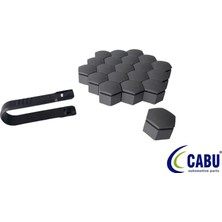 Cabu Bijon Kapağı Kömür Metalik 22X21MM Insignia - A 20 Adet 220644