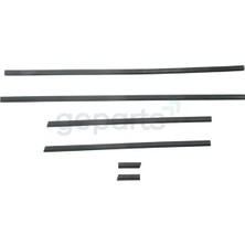 Meydan Ön / Arka Kapi Bandı Set Siyah Yapışkanlı (6 Parça) ; Toyota Corolla - AE101- 1993-1998