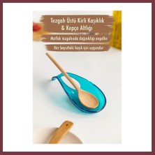 Storeşahin Akrilik Aquamarin Tezgah Üstü Kirli Kaşıklık & Kepçe Altlığı SHN0720
