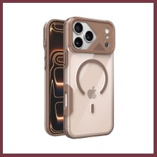Storeşahin Joko iPhone 17 Pro Uyumlu Zinko Magsafe Kapak - Çöl Titanyum SHN0720