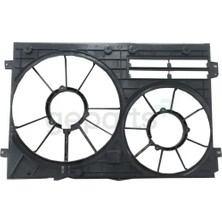 Meydan Radyatör ve Klima Fan Davlumbazı Boş Gövde (Çiftli) (300W 363MM) ; Seat Altea - 2004-2015